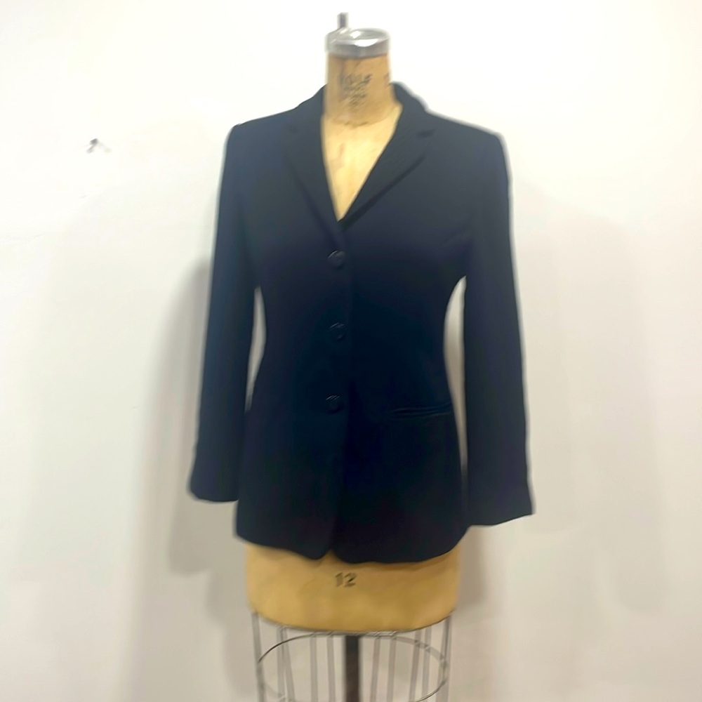 Armani Collezioni Wool& Cashmere Navy Blazer. French Girl.